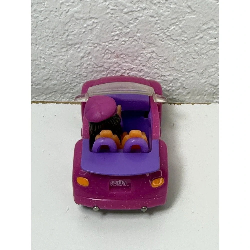 Mattel 2007 Polly Pocket Wheels Car #3 Convertible W/ Driver Figure
